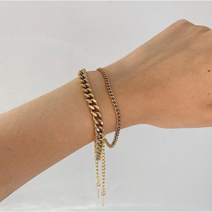 18k Gold Chain Bracelet