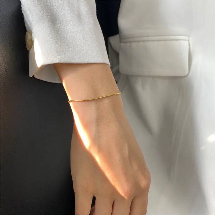 Simple Gold Bracelet