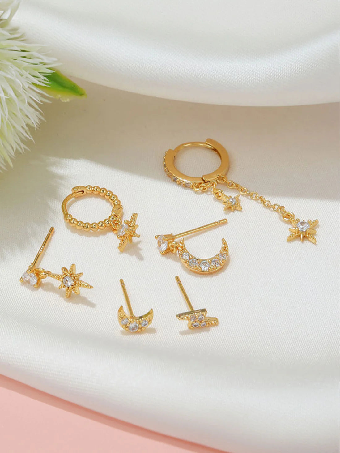 Celestial Moon and Star Set