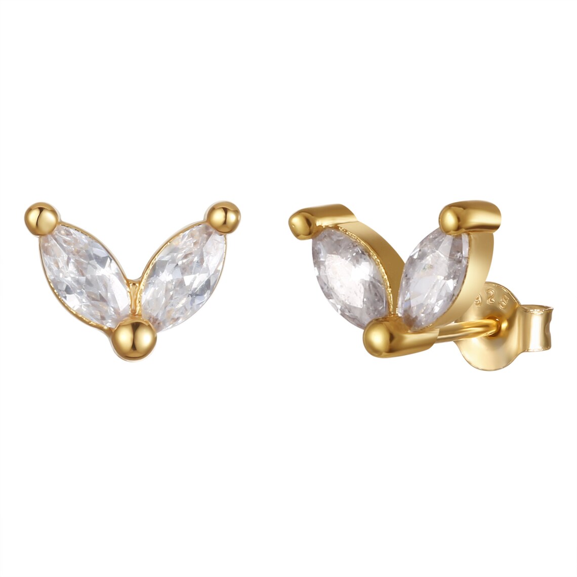 18K Gold Earrings