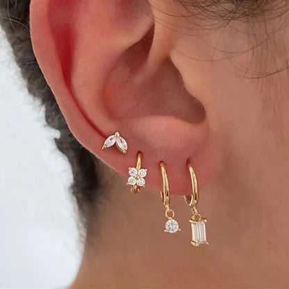 18K Gold Earrings