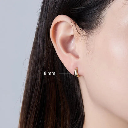 Classic Essential Chunky Hoop Earring