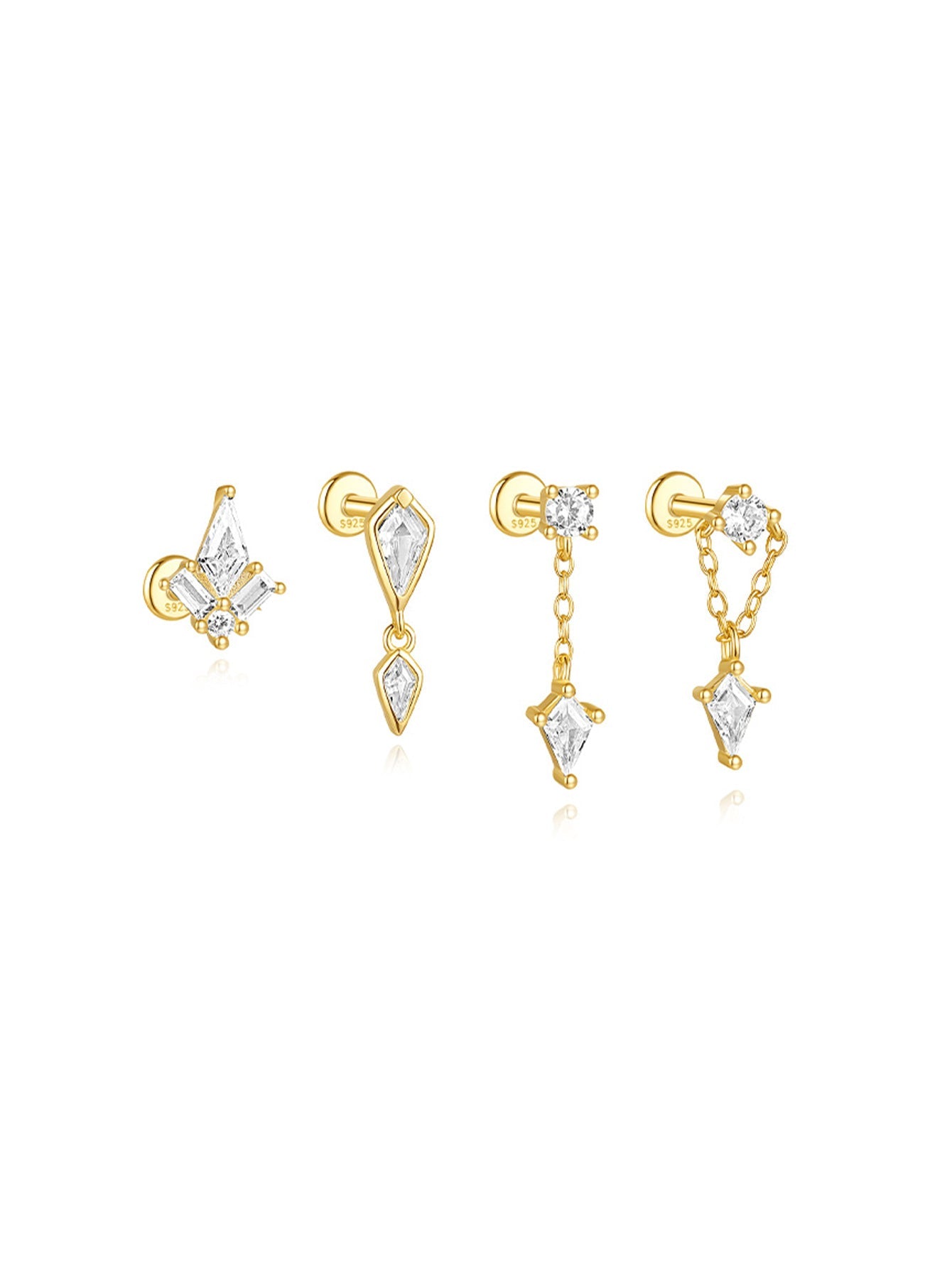 925 Zircon Earrings