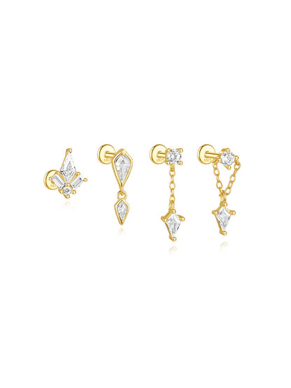 925 Zircon Earrings