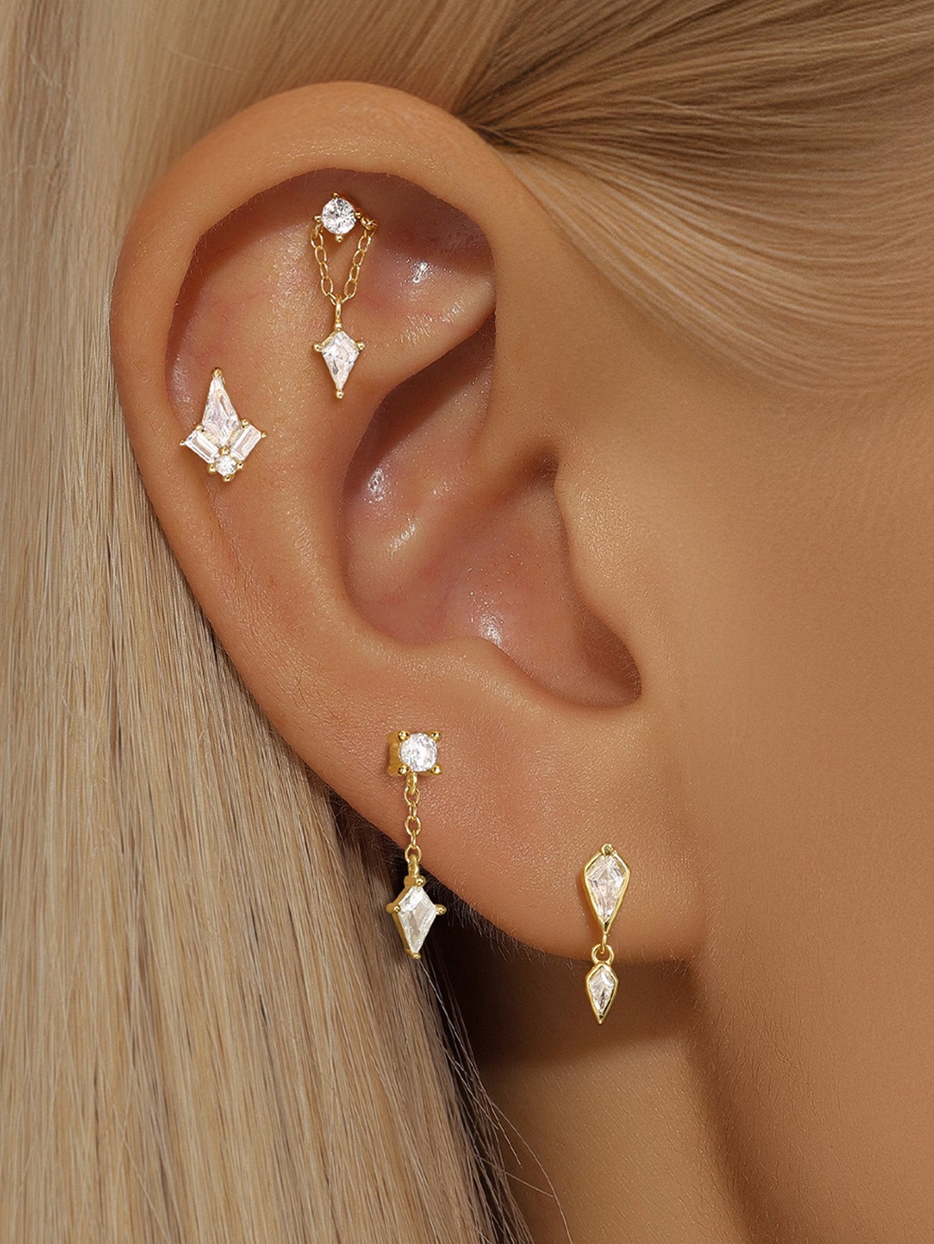 925 Zircon Earrings