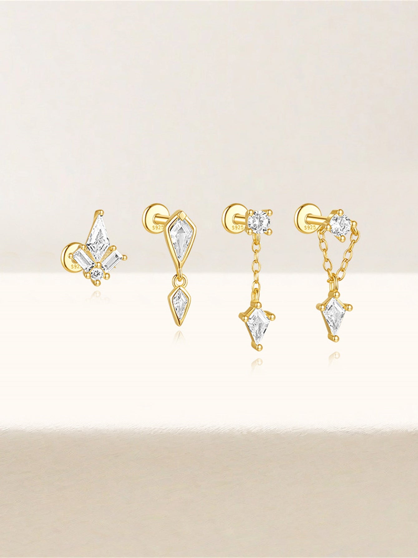 925 Zircon Earrings