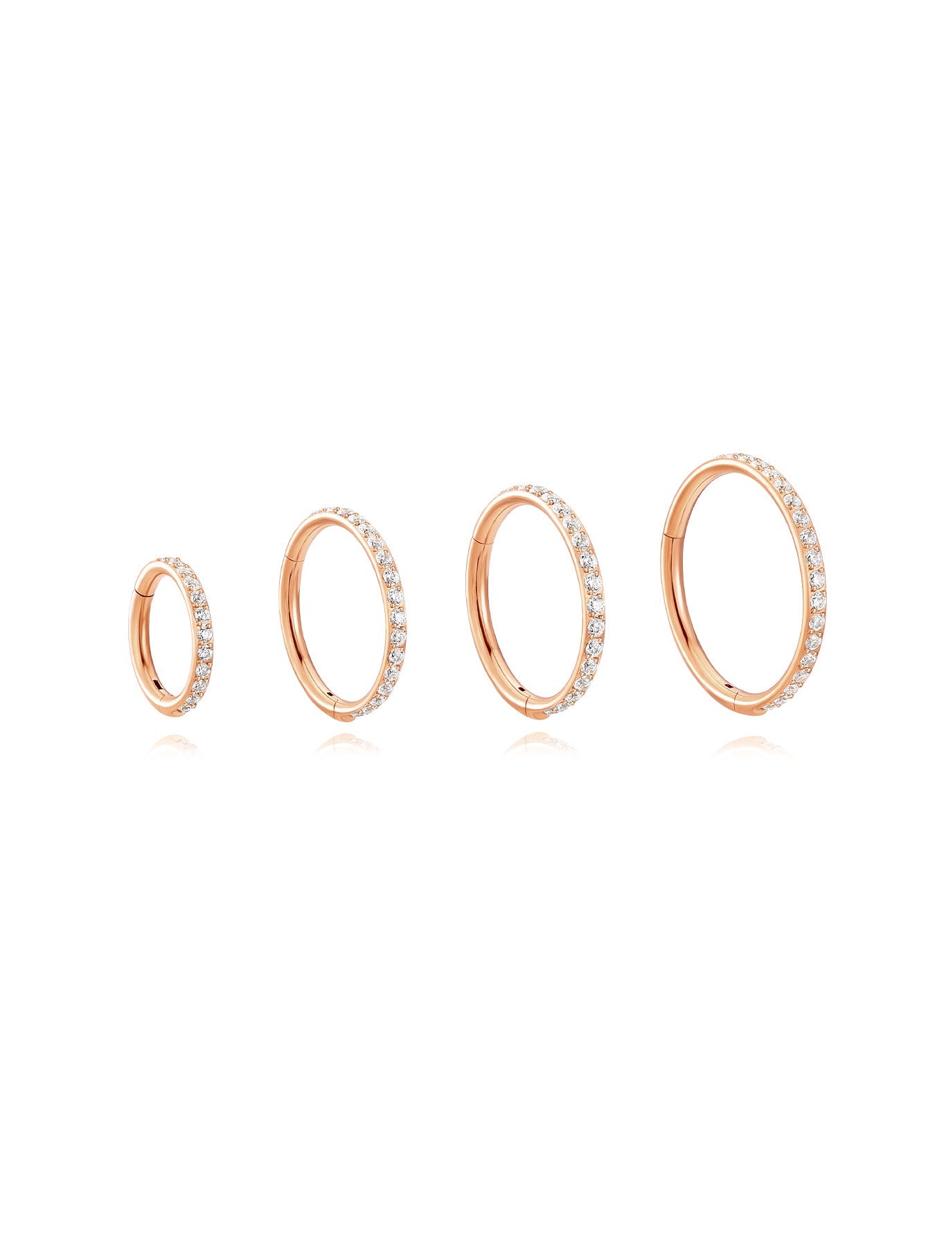 Titanium Waterproof Multiple Sizes Cartilage Hoop