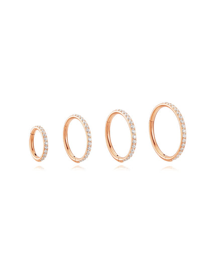 Titanium Waterproof Multiple Sizes Cartilage Hoop