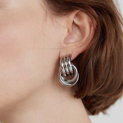 Layered Hoop Earrings