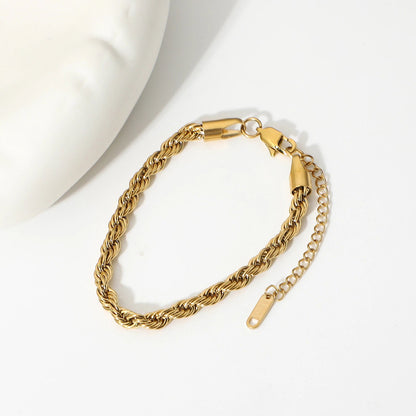 18K Gold Plated Chain Bracelet