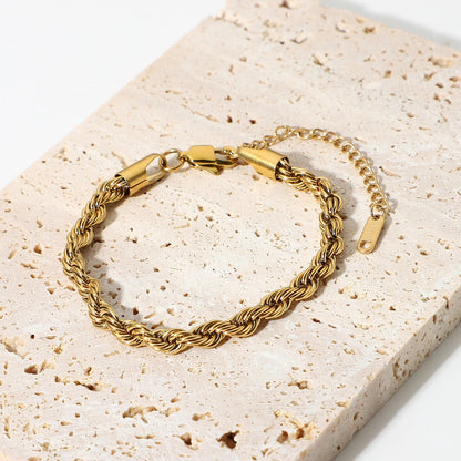 18K Gold Plated Chain Bracelet