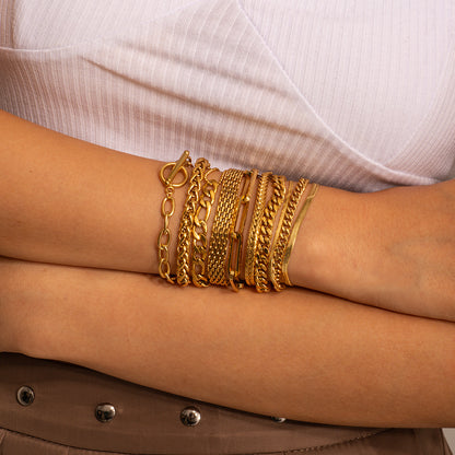 Gold Chain Bracelet