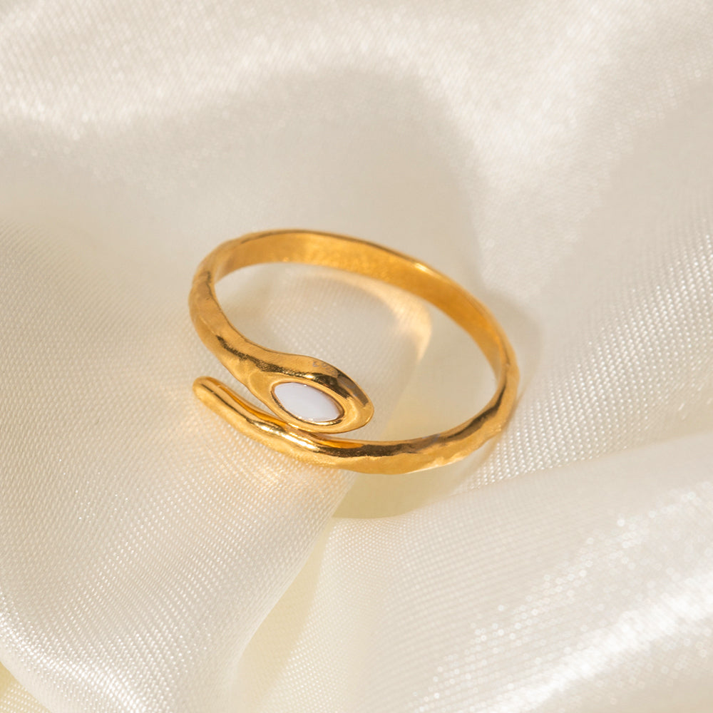 18K Gold Plated Vine Ring