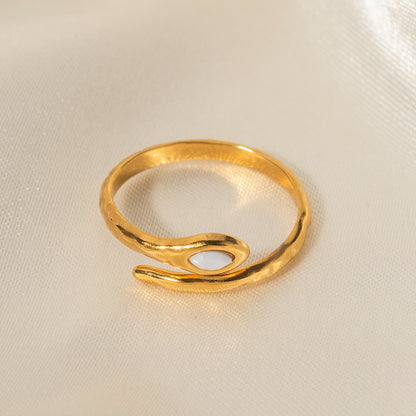 18K Gold Plated Vine Ring