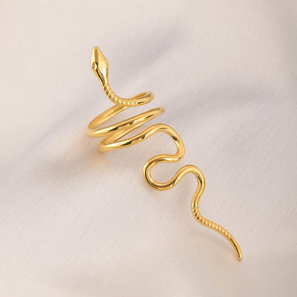 Golden Serpent Ring