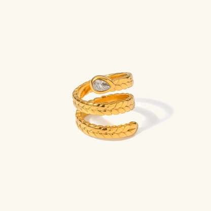 Gold Serpent Ring