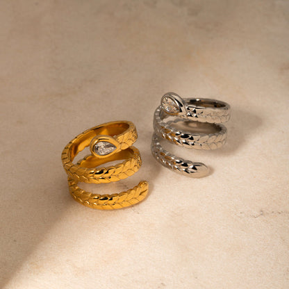 Gold Serpent Ring