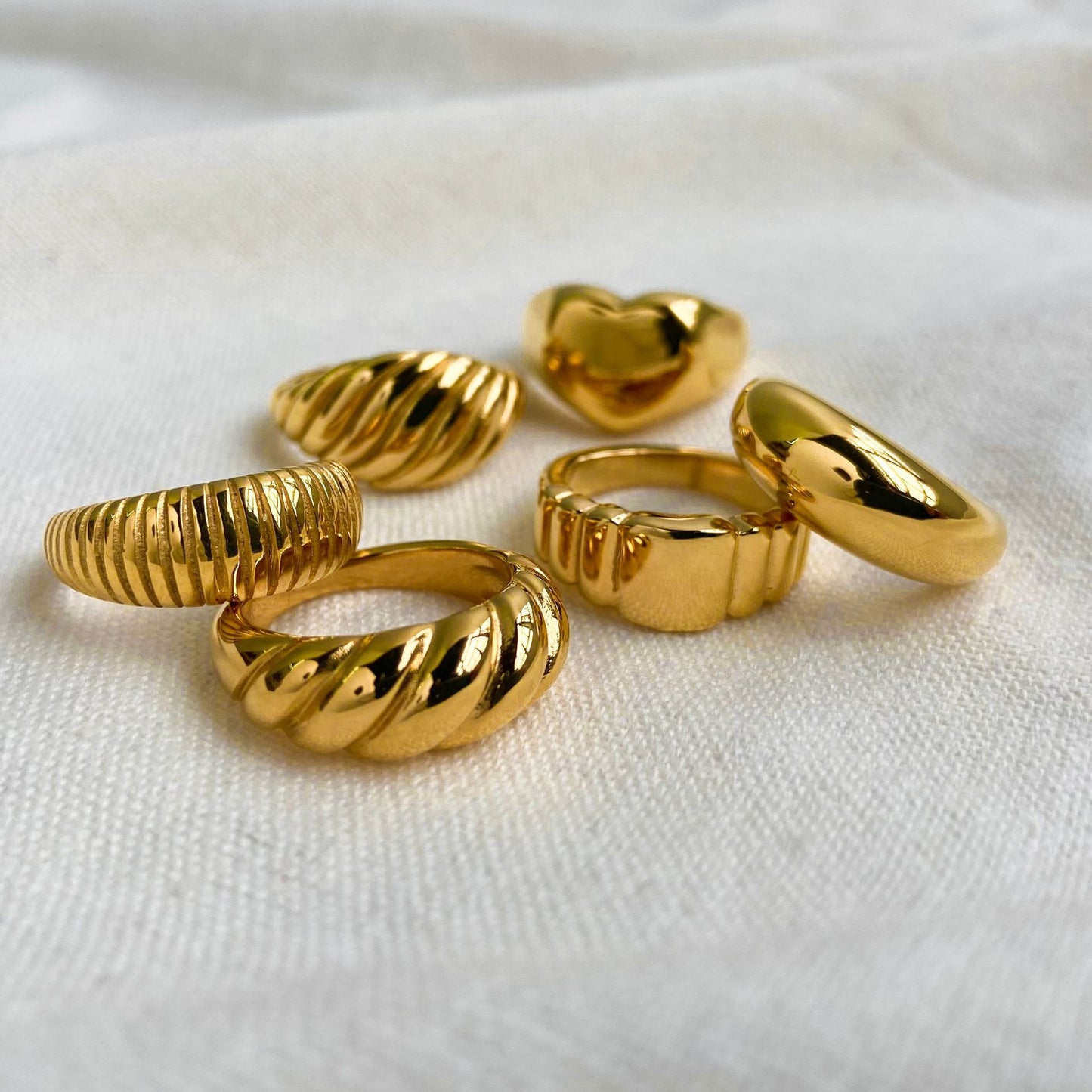 18K Gold Plated Ring Series