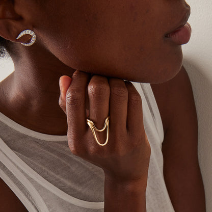 18K Gold Plated Simple Ring