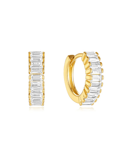 925 Sterling Silver  Bohemia Hoop Earrings