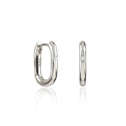 925 Sterling Silver Hoop Earrings