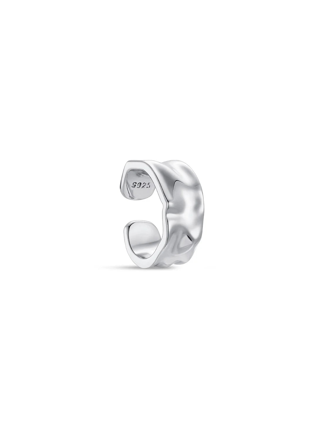 925 Sterling Silver Chunky Ear Cuff