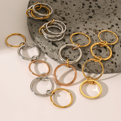 Waterproof Stackable Plain Ring High-End Ring