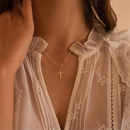 925 Sterling Silver Cross Necklace