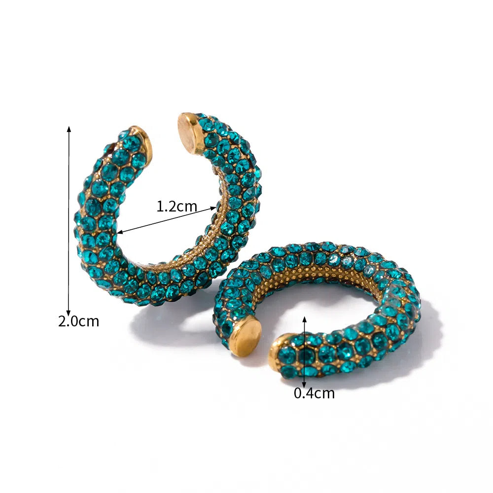 Waterproof Non-Tarnish Colorful Fashionable Ear Cuff